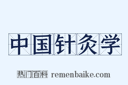 中国针灸学是什么意思的图片